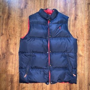 Men’s Polo feather down puffer vest